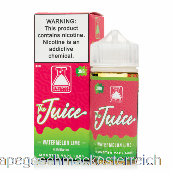 Wassermelonen-Limette - Der Saft - 100 Ml 3 Mg Vape-Geschmack